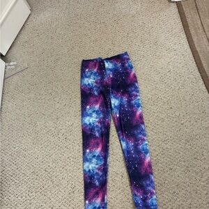 Rue21 Women’s Blue and Purple Leggings.  Size M